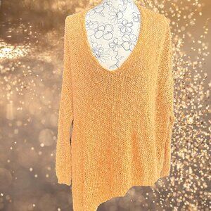 Free People Knitted Off Angle Sweater